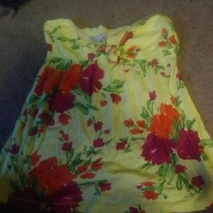 Hollister strapless shirt